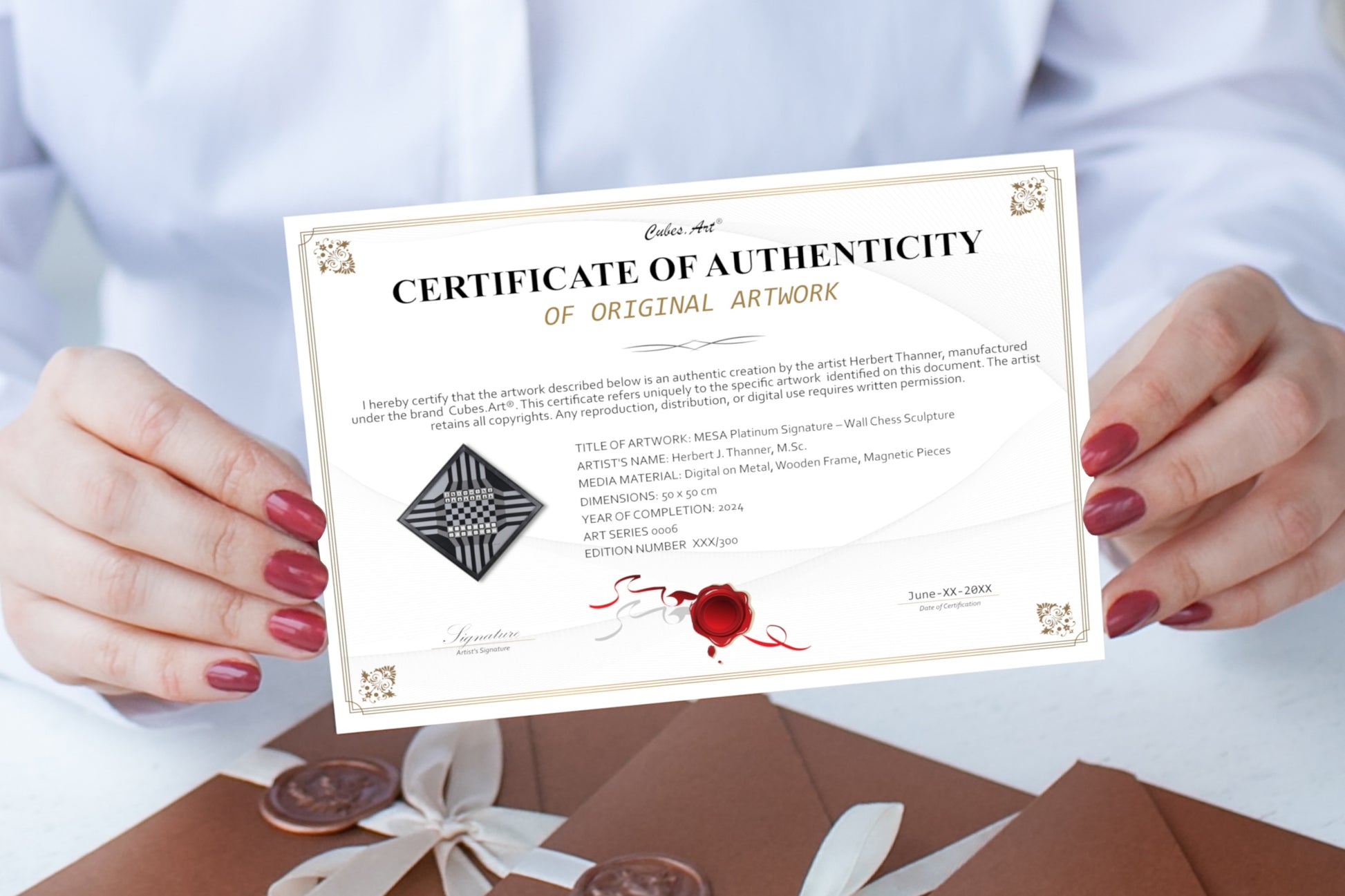 Schachspiel magnetisch Wall Chess Wandschach MESA